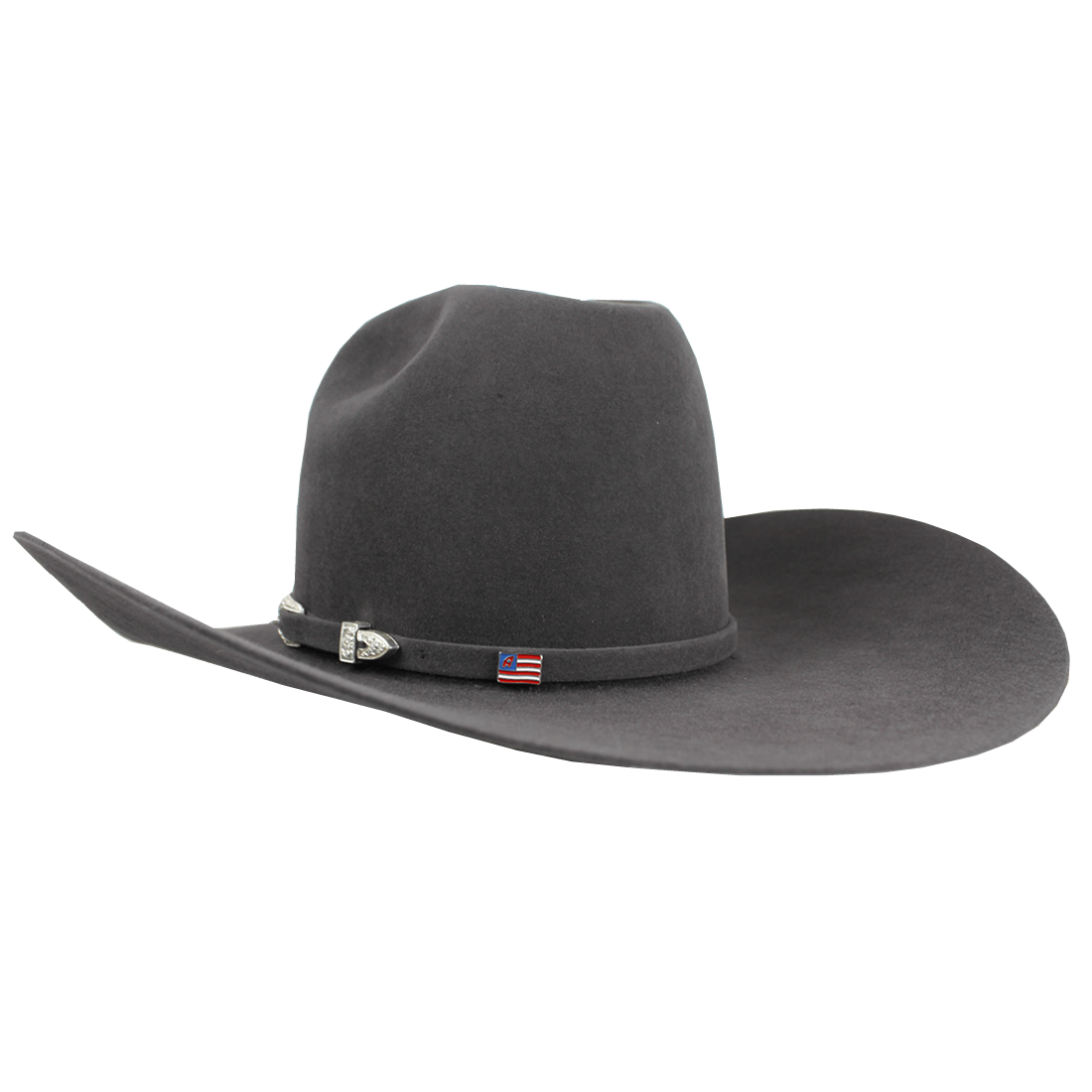American Hat Company HATS - Felt American Hat 10X MIN Crown Hat Self Band