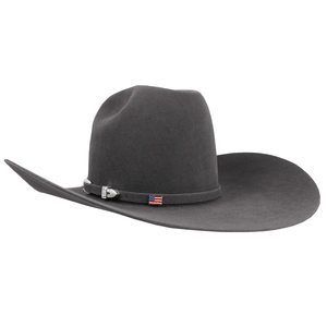 American Hat Company HATS - Felt American Hat 10X MIN Crown Hat Self Band