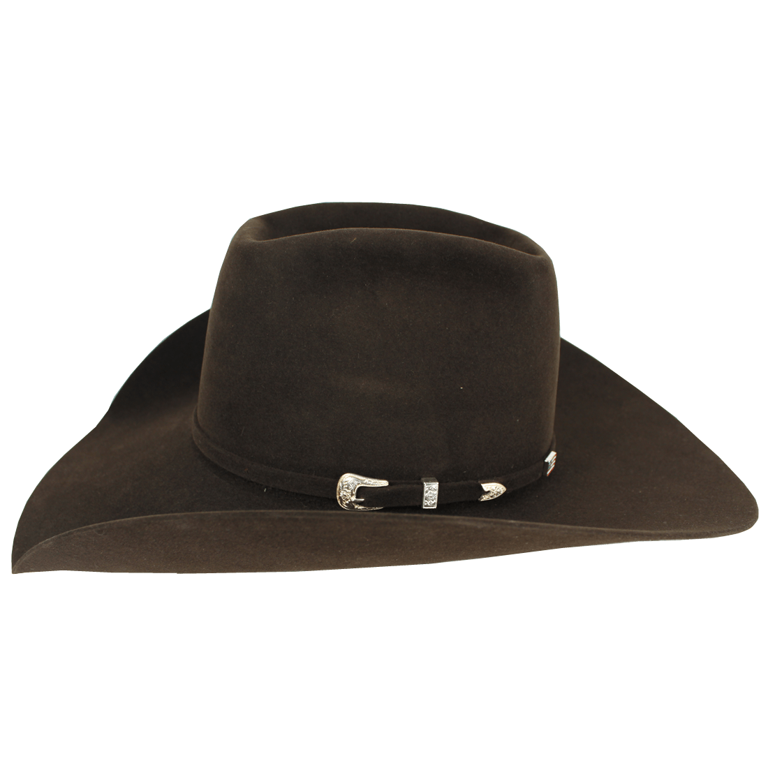 American Hat Company HATS - Felt American Hat 10X UN Crown Hat Self Band
