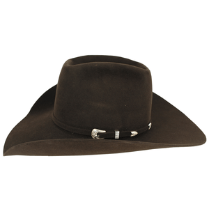 American Hat Company HATS - Felt American Hat 10X UN Crown Hat Self Band