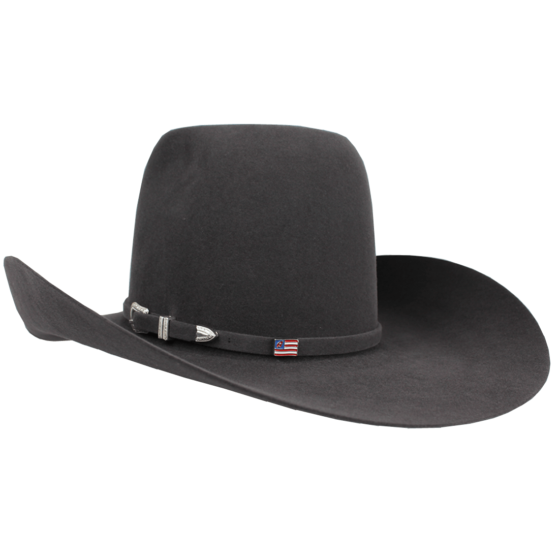 American Hat Company HATS - Felt American Hat 7X CHL Crown Hat Self Band