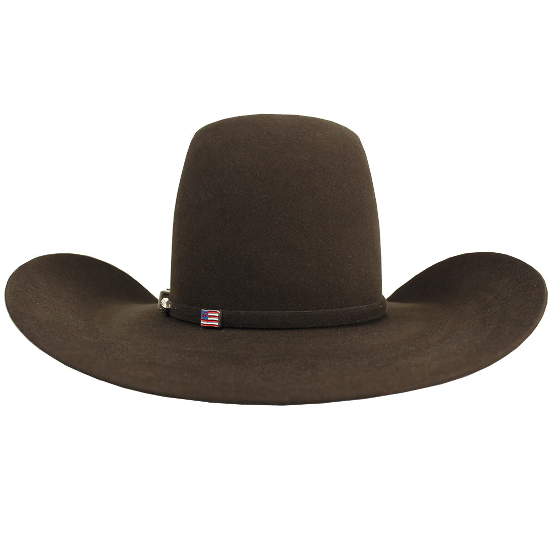 American Hat Company HATS - Felt American Hat 7X CHL Crown Hat Self Band