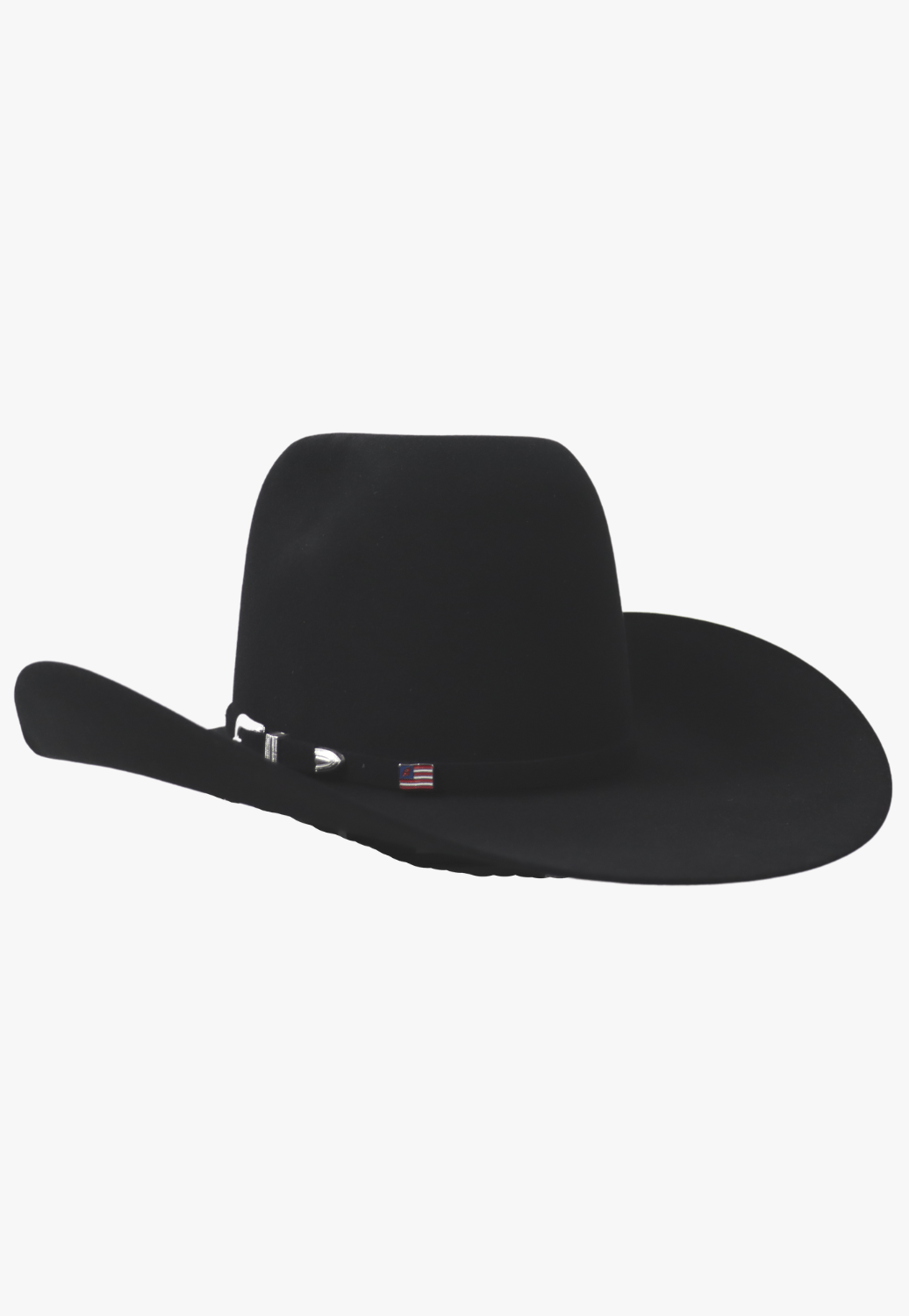 American Hat Company HATS - Felt American Hat 7X CHL Crown Hat Self Band