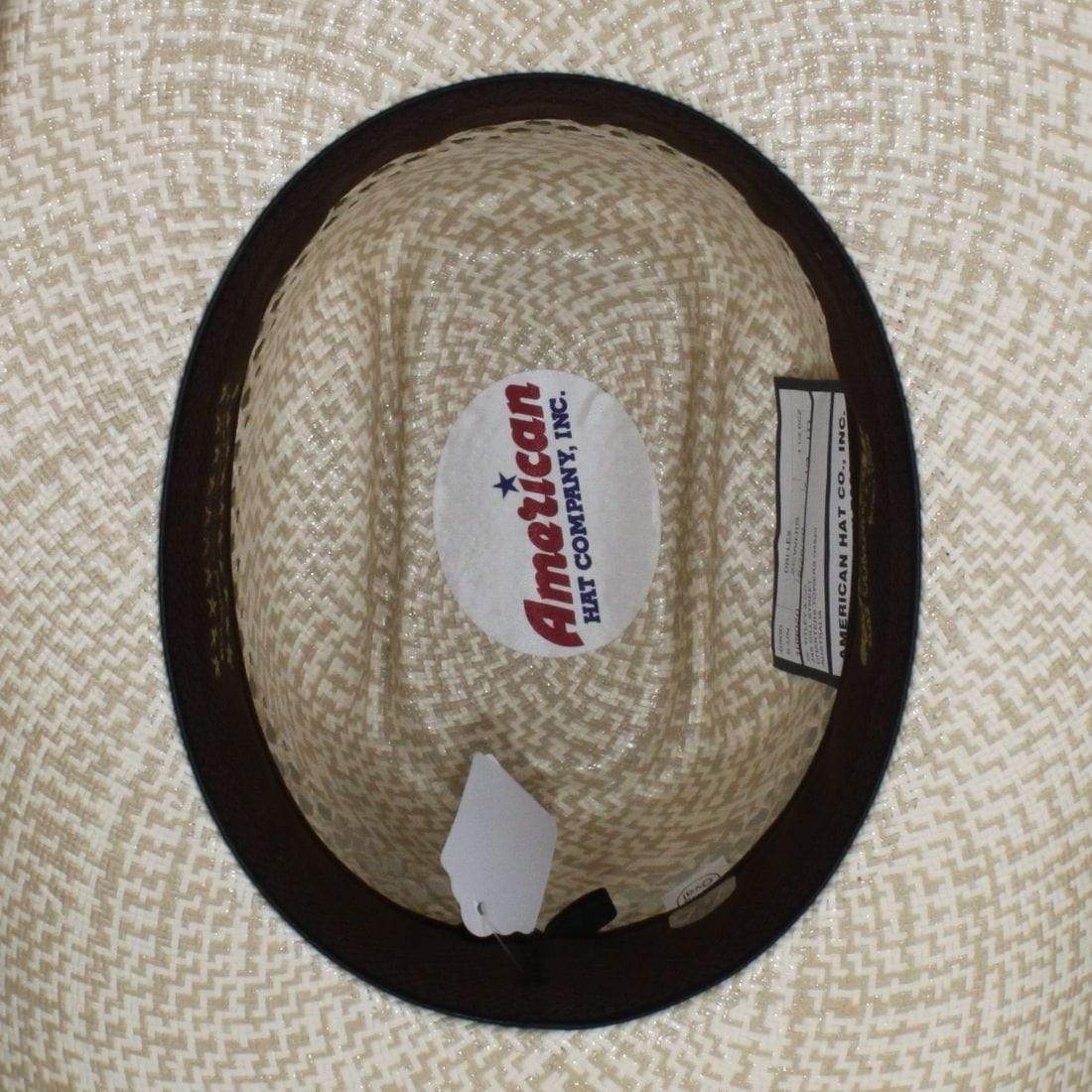 American Hat Company HATS - Straw American Hat Tuff Cooper Straw Hat S-UN Crown