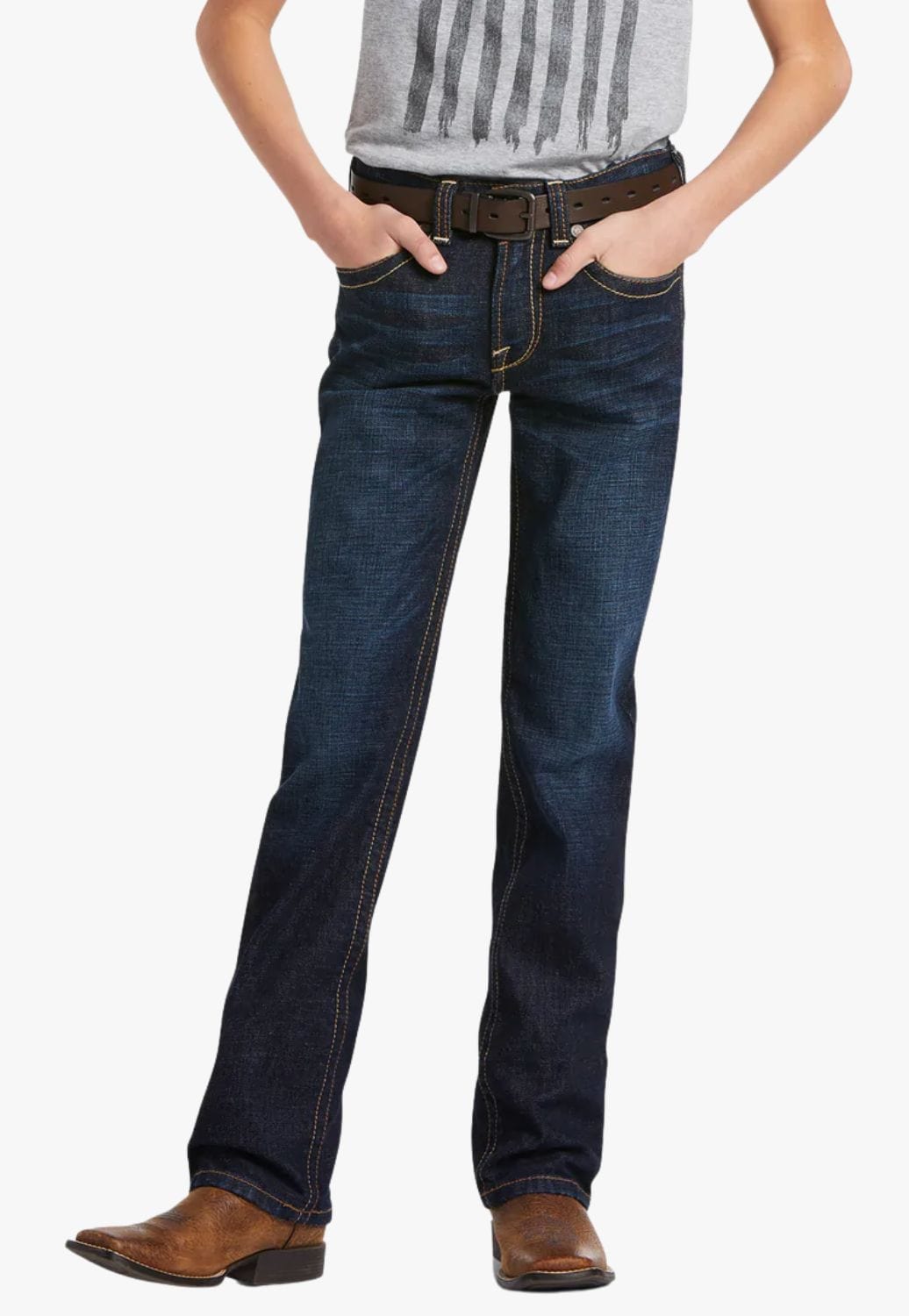 Ariat CLOTHING-Boys Jeans Ariat Boys B5 Slim Jean
