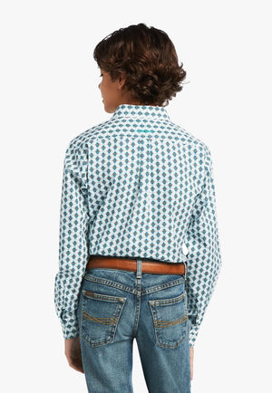 Ariat CLOTHING-Boys Long Sleeve Shirts Ariat Boys Derek Long Sleeve Shirt
