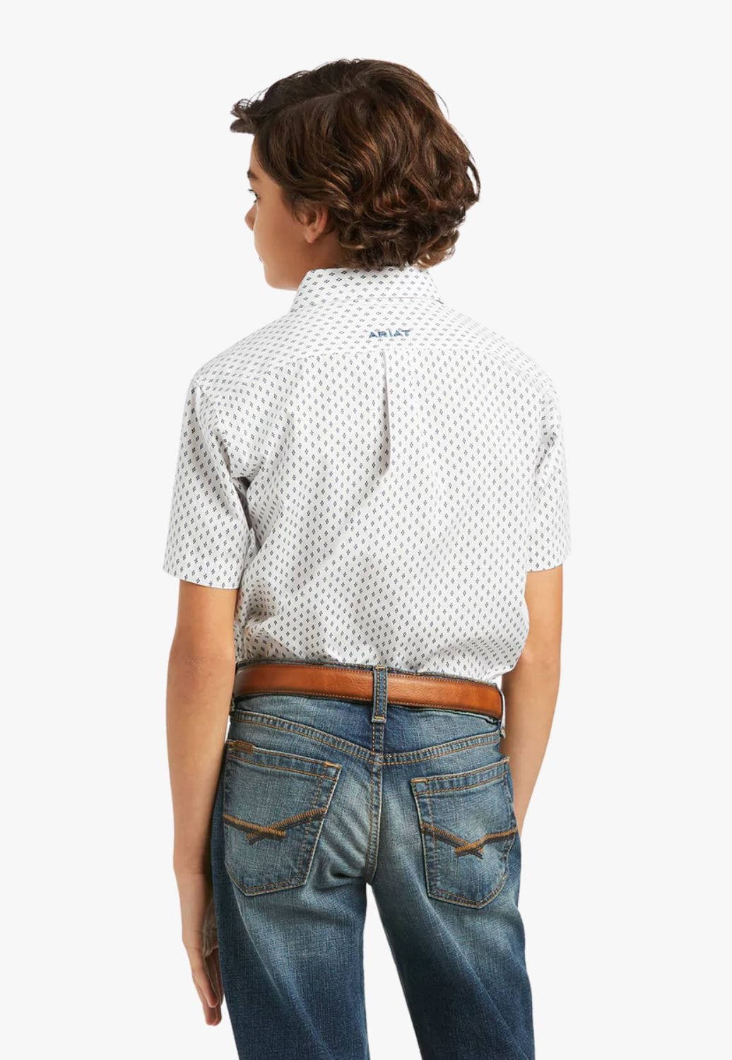Ariat CLOTHING-Boys Short Sleeve Shirts Ariat Boys Kaspar Short Sleeve Shirt