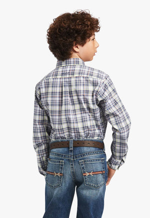 Ariat CLOTHING-Boys Long Sleeve Shirts Ariat Boys Pro Series Brady Classic Long Sleeve Shirt