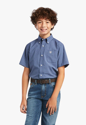 Ariat CLOTHING-Boys Long Sleeve Shirts Ariat Boys Pro Series Bryson Classic Long Sleeve Shirt