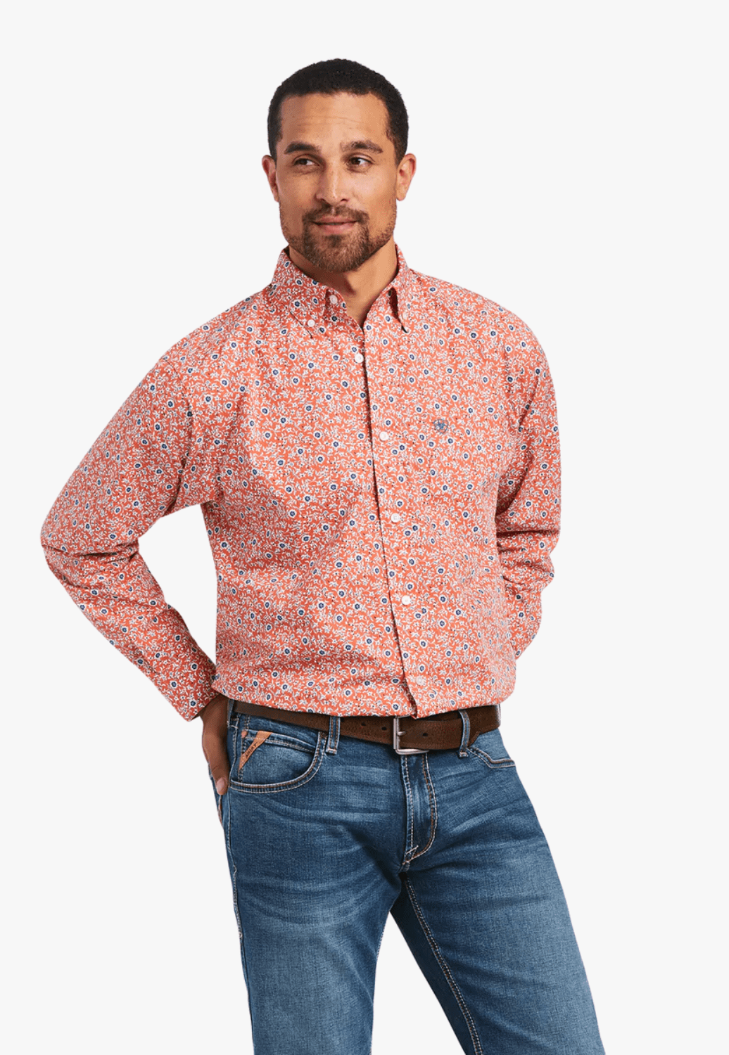 Ariat CLOTHING-Mens Long Sleeve Shirts Ariat Mens Alejandro Classic Long Sleeve Shirt
