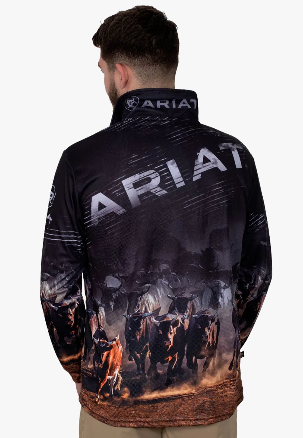 Ariat CLOTHING-Mens Long Sleeve Shirts Ariat Mens Fishing Shirt