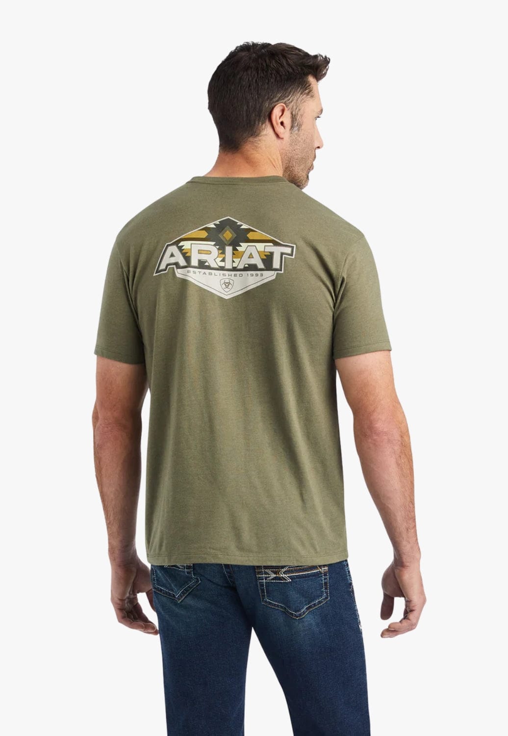 Ariat CLOTHING-MensT-Shirts Ariat Mens Hexafill T-Shirt
