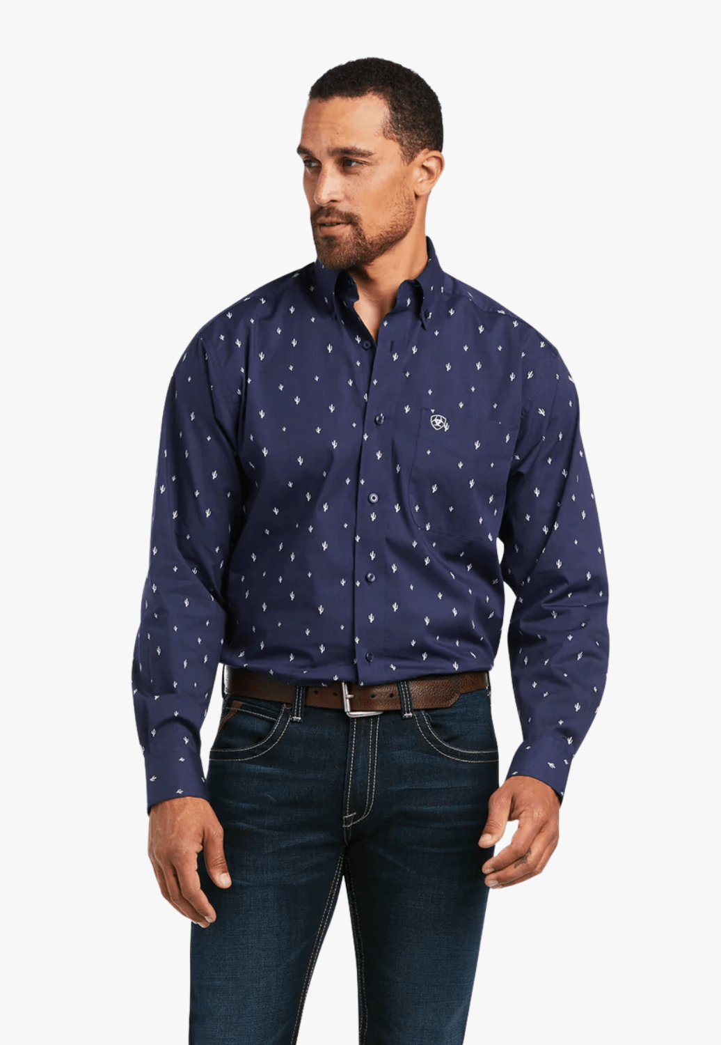 Ariat CLOTHING-Mens Long Sleeve Shirts Ariat Mens Jovanni Stretch Classic Long Sleeve Shirt