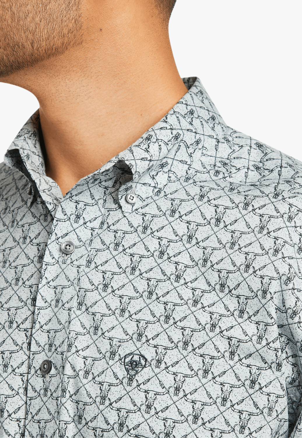 Ariat CLOTHING-Mens Long Sleeve Shirts Ariat Mens Kale Long Sleeve Shirt