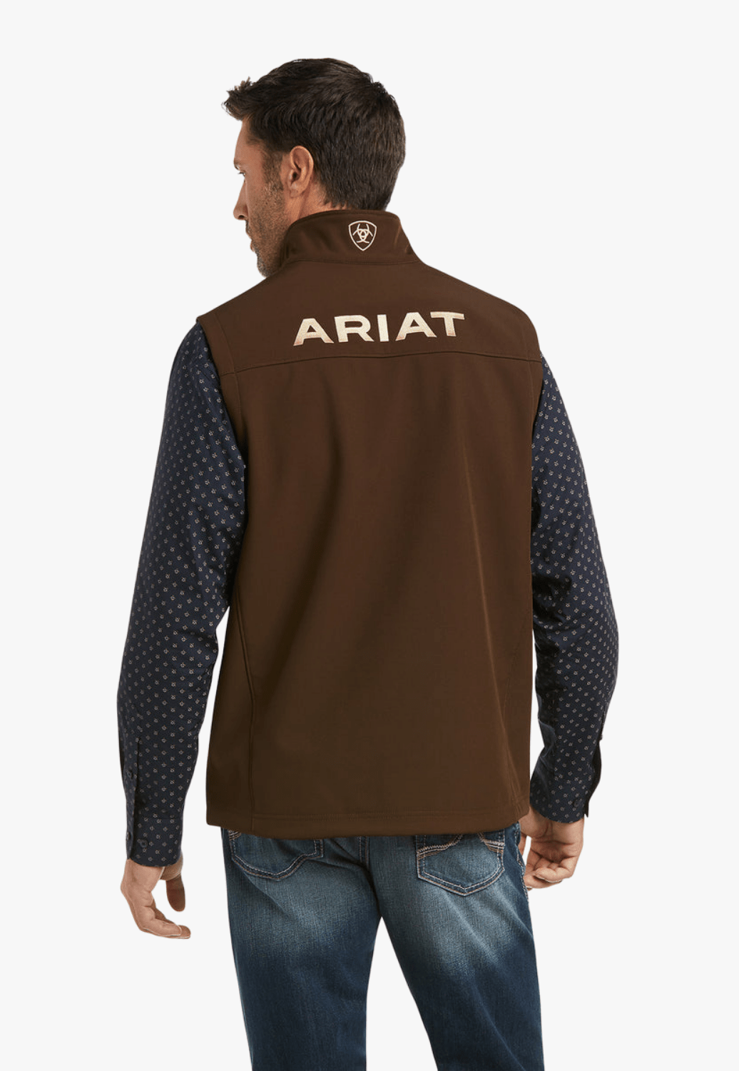 Ariat CLOTHING-Mens Vests Ariat Mens Logo 2.0 Softshell Vest