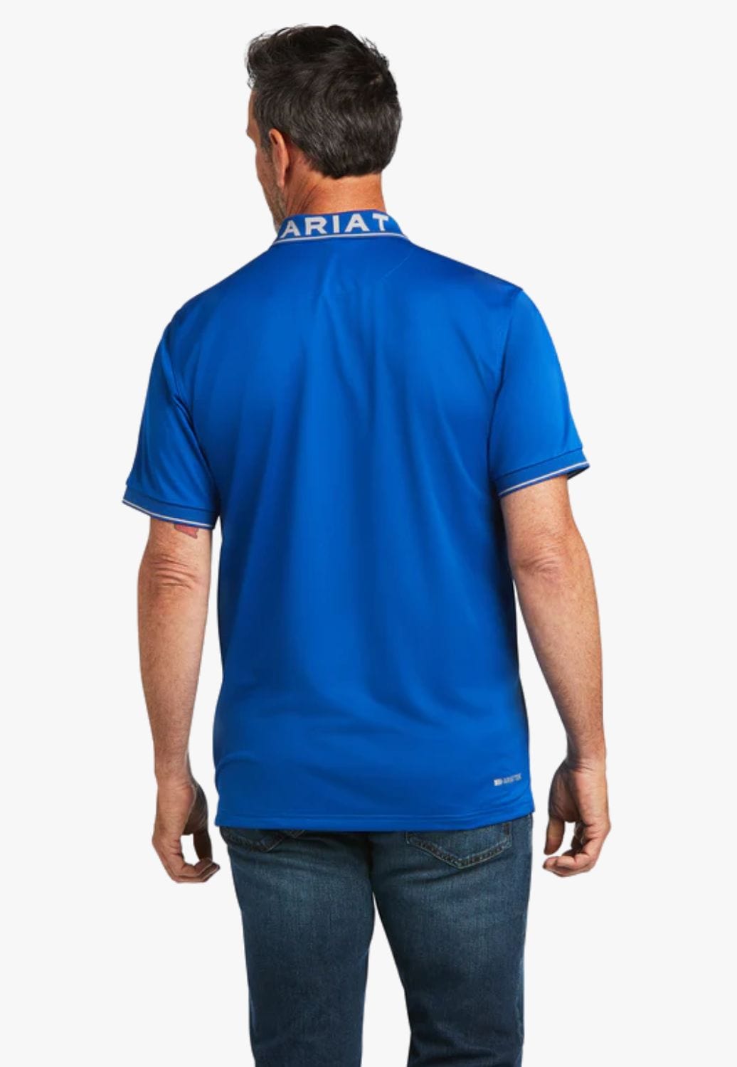 Ariat CLOTHING-MensPolos Ariat Mens Logo Fitted Polo