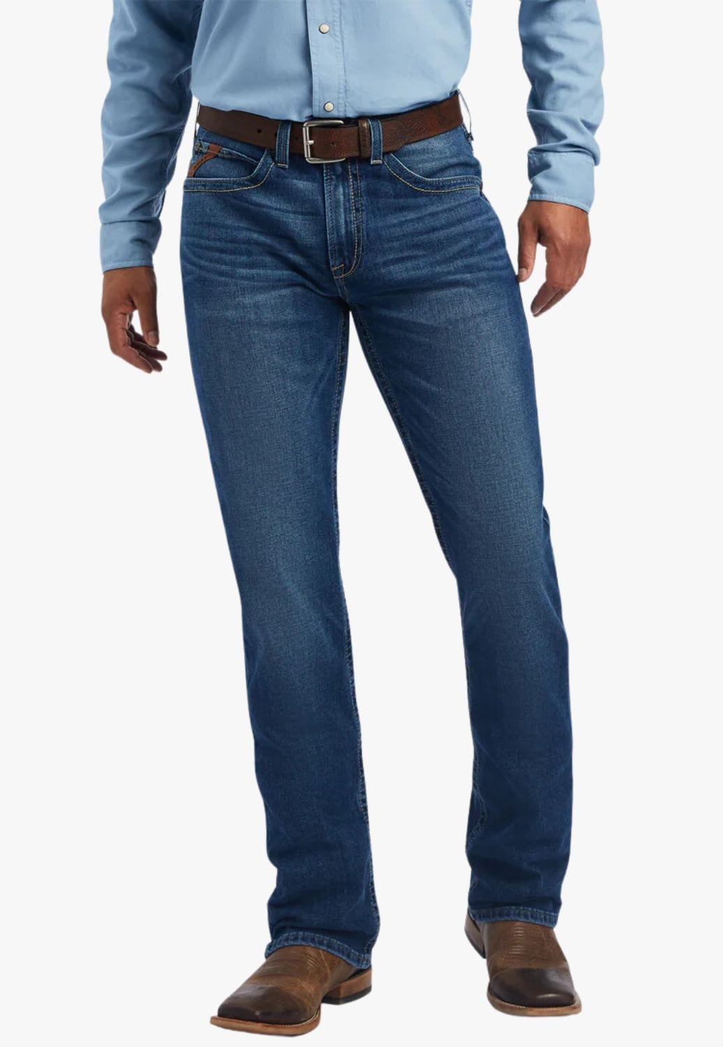 Ariat CLOTHING-Mens Jeans Ariat Mens M2 Cutler Traditional Relaxed Boot Cut Jean