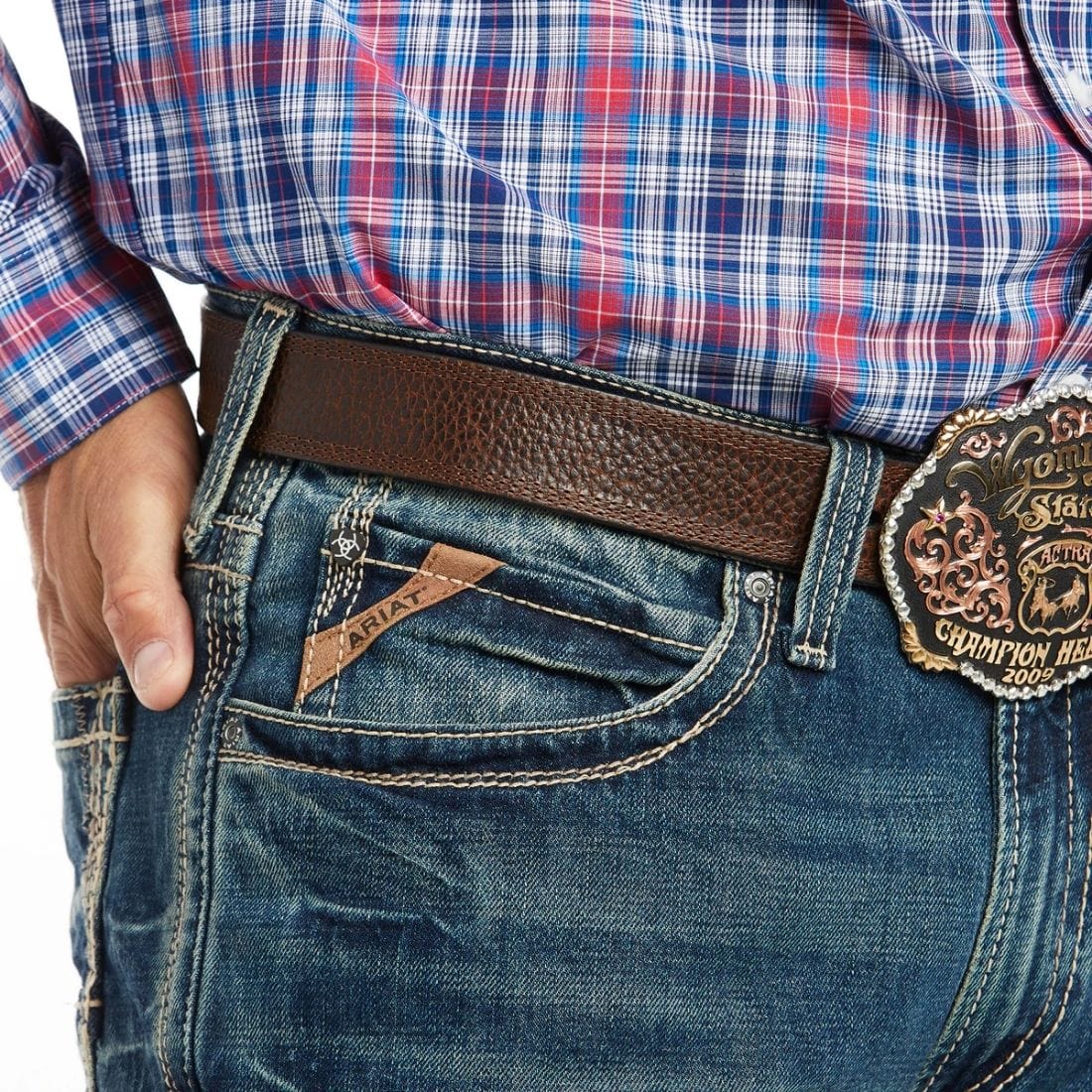 Ariat CLOTHING-Mens Jeans Ariat Mens M4 Boundary Boot Cut Jean