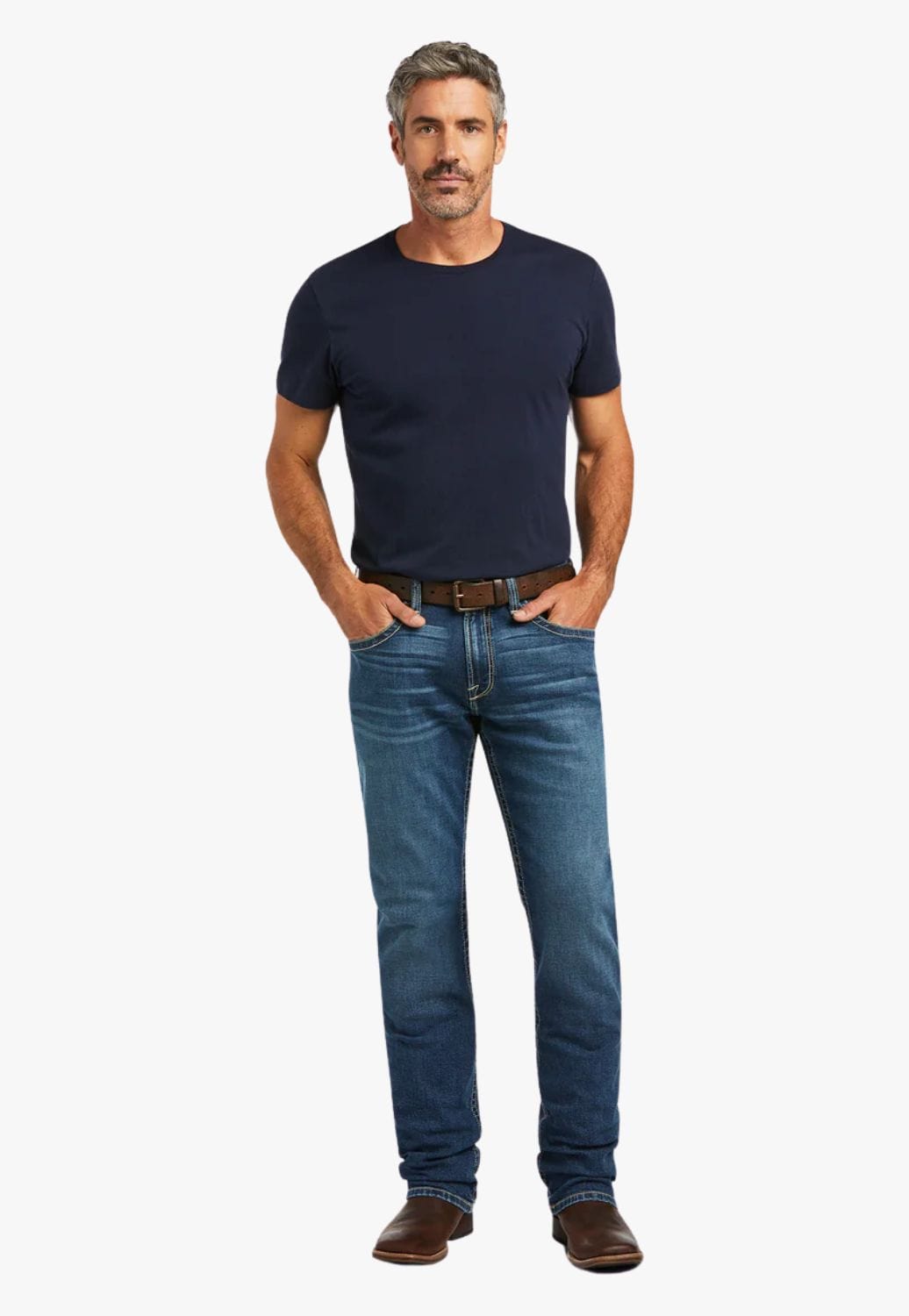 Ariat CLOTHING-Mens Jeans Ariat Mens M4 Claudio Relaxed Straight Leg Jean