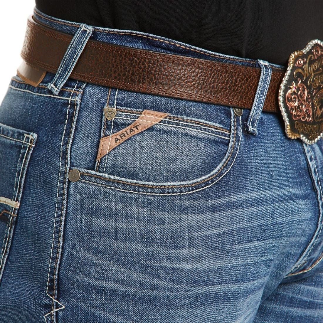 Ariat CLOTHING-Mens Jeans Ariat Mens M4 Low Rise Straight Jean