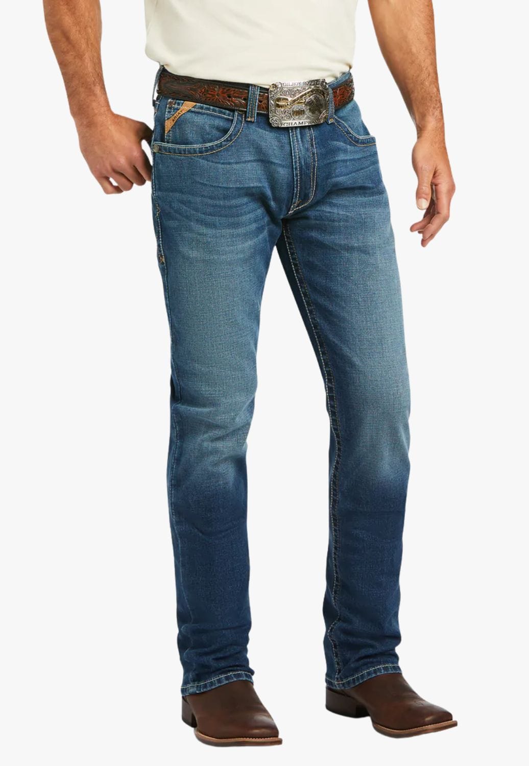 Ariat CLOTHING-Mens Jeans Ariat Mens M4 Relaxed Stretch Jean