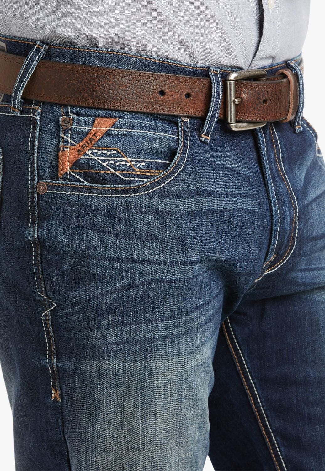 Ariat CLOTHING-Mens Jeans Ariat Mens M5 Tek Stretch Straight Leg Tyler Jean