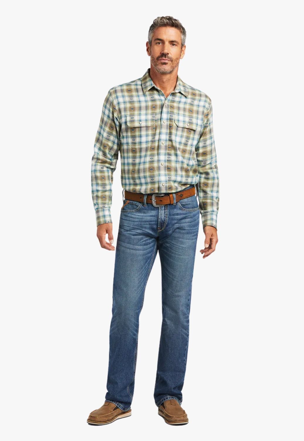 Ariat CLOTHING-Mens Jeans Ariat Mens M7 Merrick Slim Fit Straigh Leg Jean