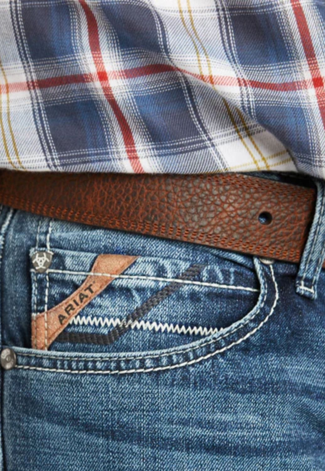 Ariat CLOTHING-Mens Jeans Ariat Mens M7 Percell Straight Leg Jean