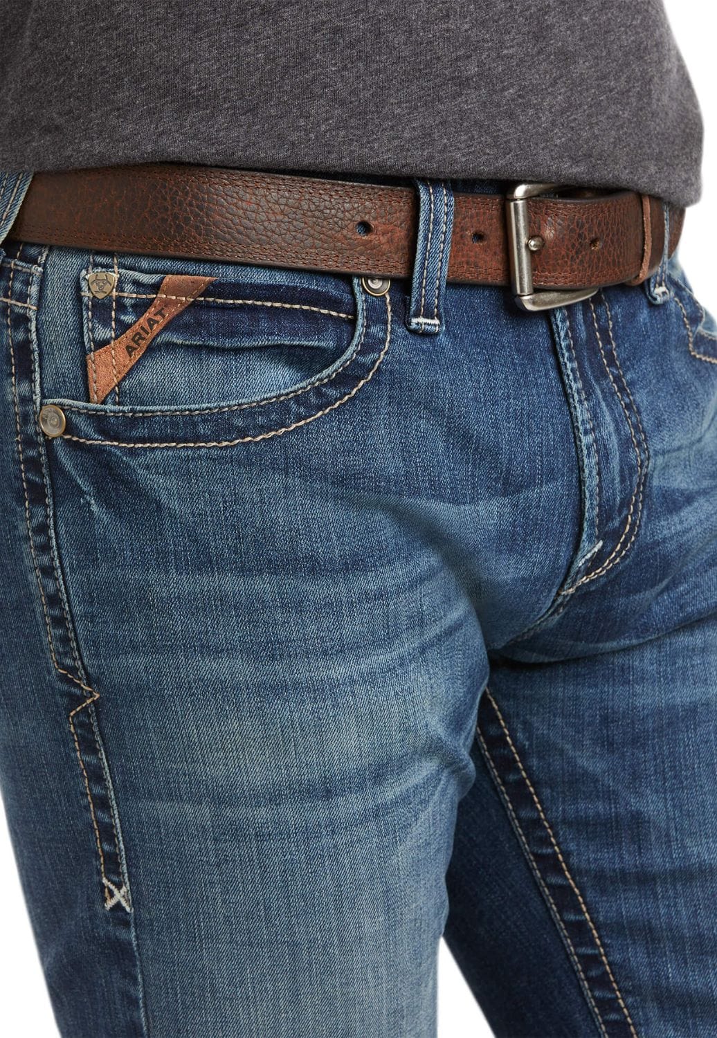 Ariat CLOTHING-Mens Jeans Ariat Mens M7 Tek Stretch Straight Leg Jayce Jean