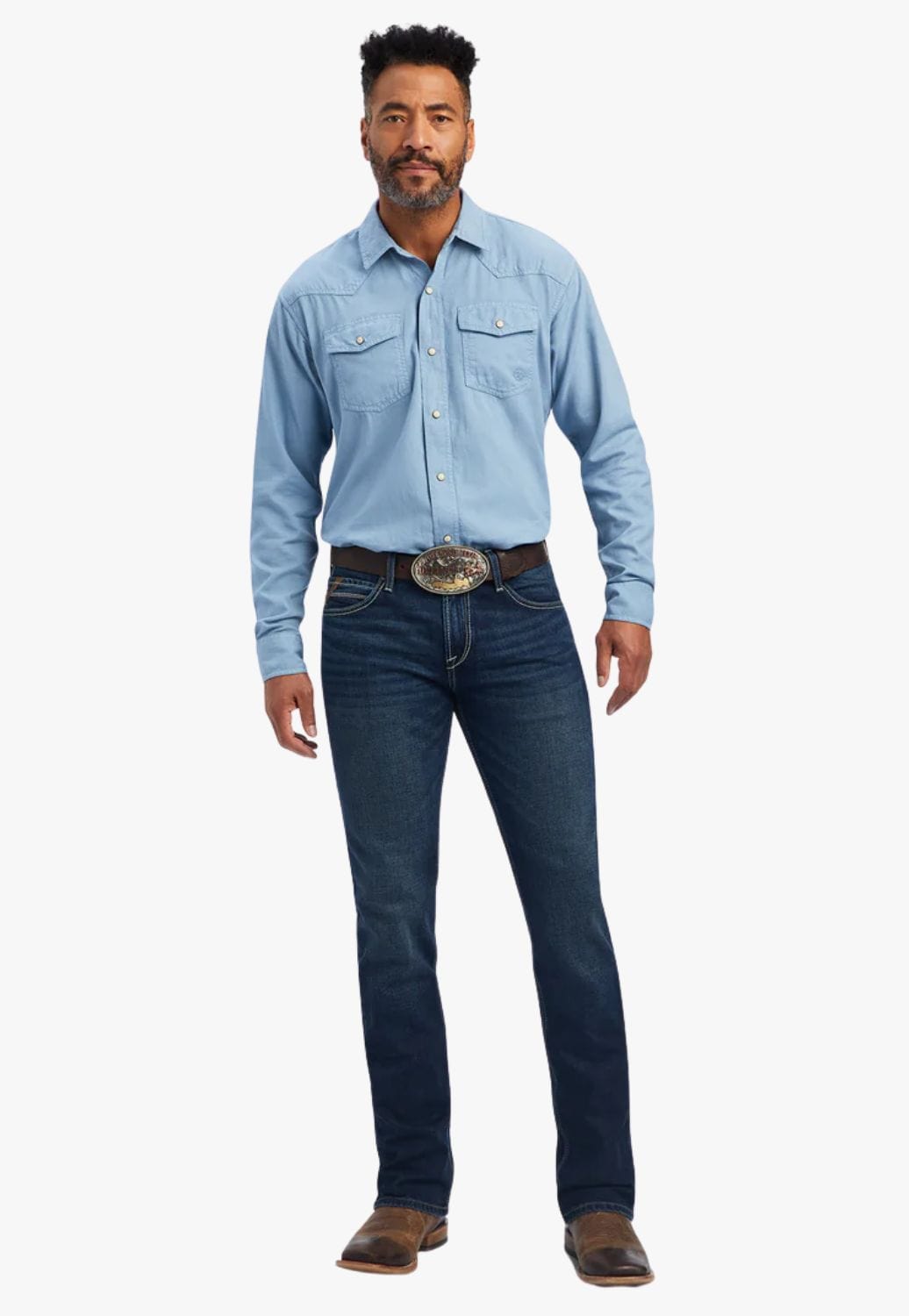 Ariat CLOTHING-Mens Jeans Ariat Mens M7 Toro Straight Leg Jean