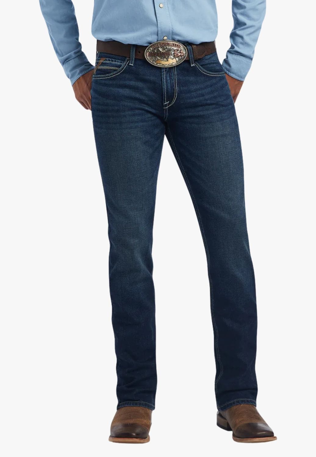 Ariat CLOTHING-Mens Jeans Ariat Mens M7 Toro Straight Leg Jean