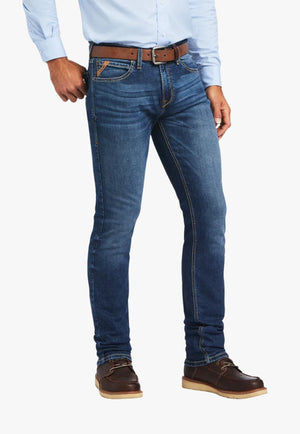 Ariat CLOTHING-Mens Jeans Ariat Mens M8 TekStretch Bodine Slim Leg Jeans