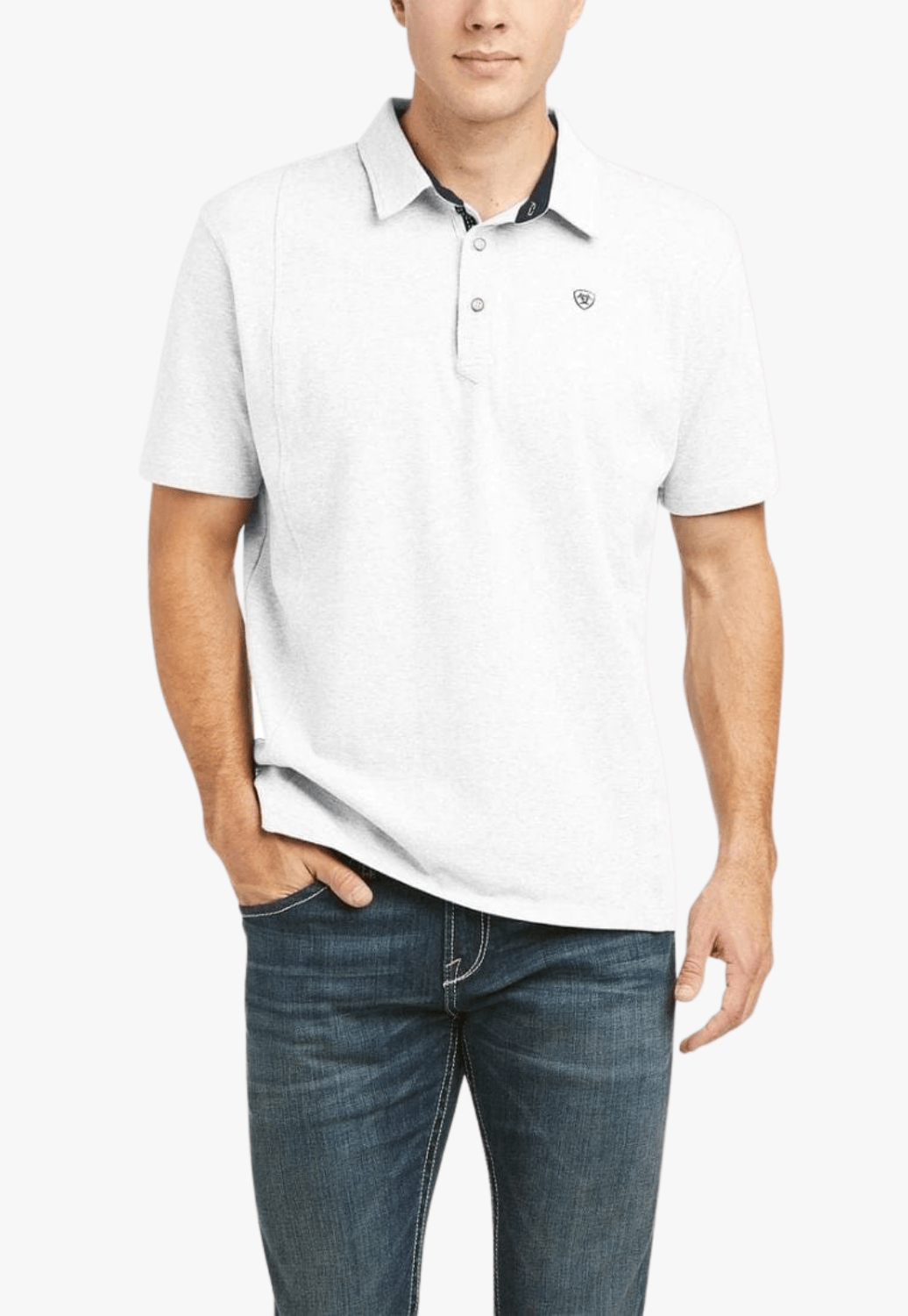 Ariat CLOTHING-MensPolos Ariat Mens Medal Polo