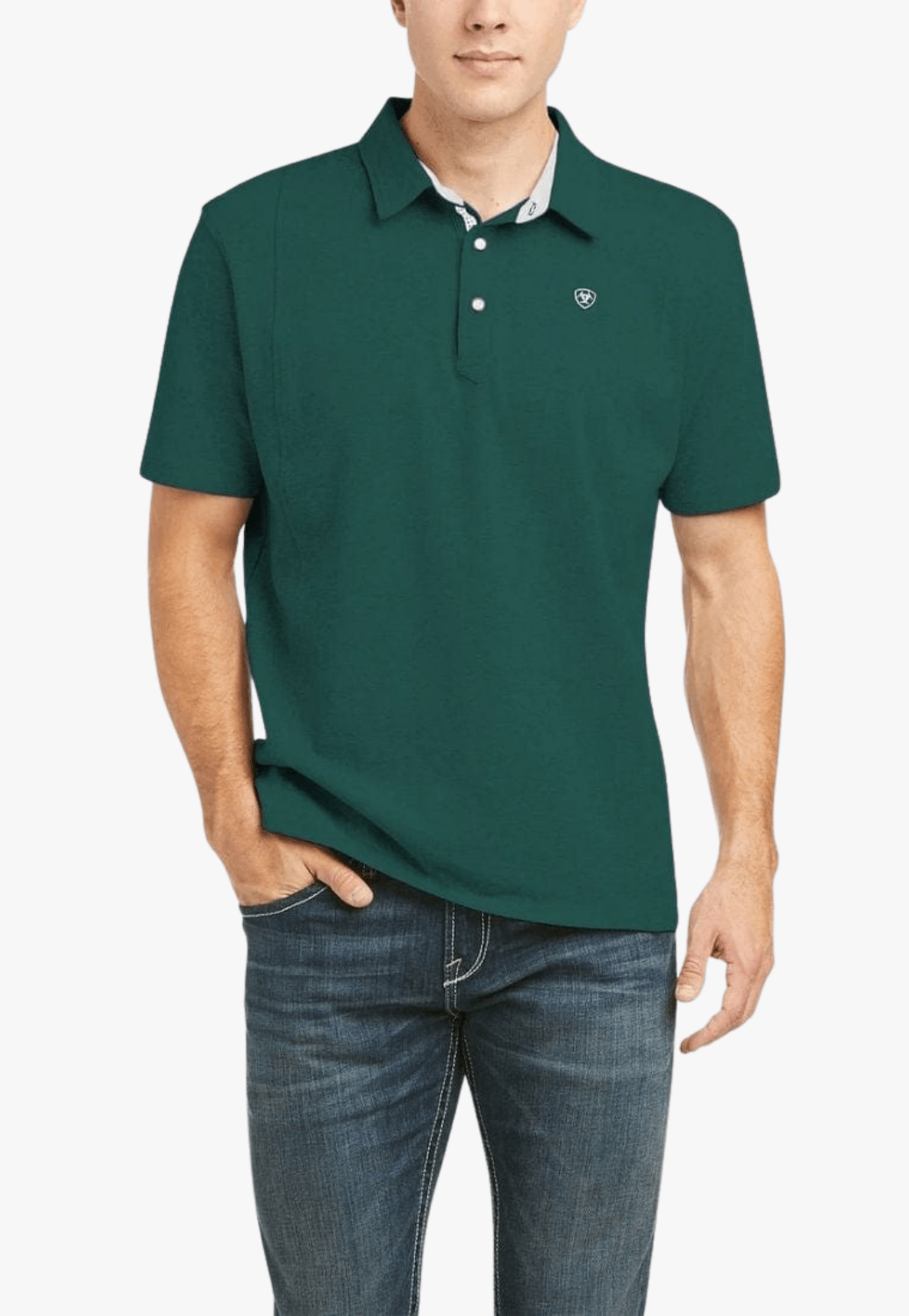 Ariat CLOTHING-MensPolos Ariat Mens Medal Polo