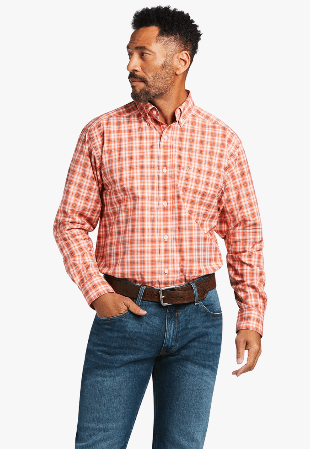 Ariat CLOTHING-Mens Long Sleeve Shirts Ariat Mens Pro Series Dominic Classic Long Sleeve Shirt