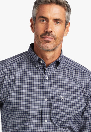 Ariat CLOTHING-Mens Long Sleeve Shirts Ariat Mens Pro Series Iker Stretch Classic Long Sleeve Shirt