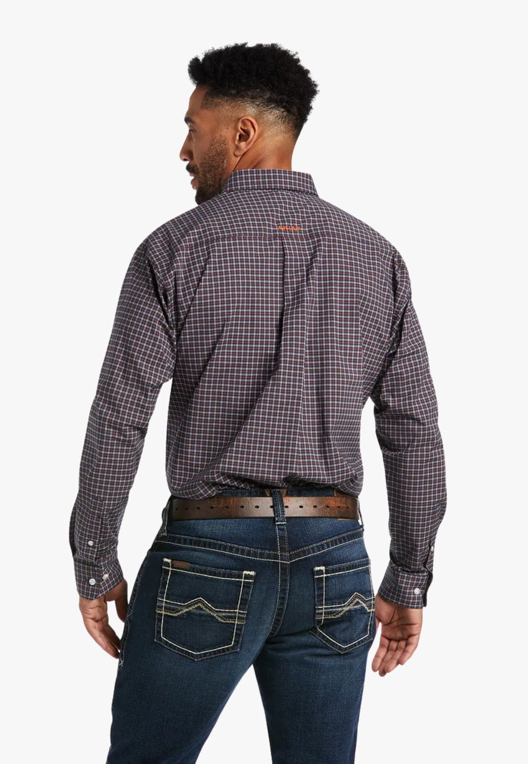 Ariat CLOTHING-Mens Long Sleeve Shirts Ariat Mens Pro Series Santiago Stretch Long Sleeve Shirt
