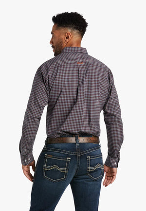 Ariat CLOTHING-Mens Long Sleeve Shirts Ariat Mens Pro Series Santiago Stretch Long Sleeve Shirt