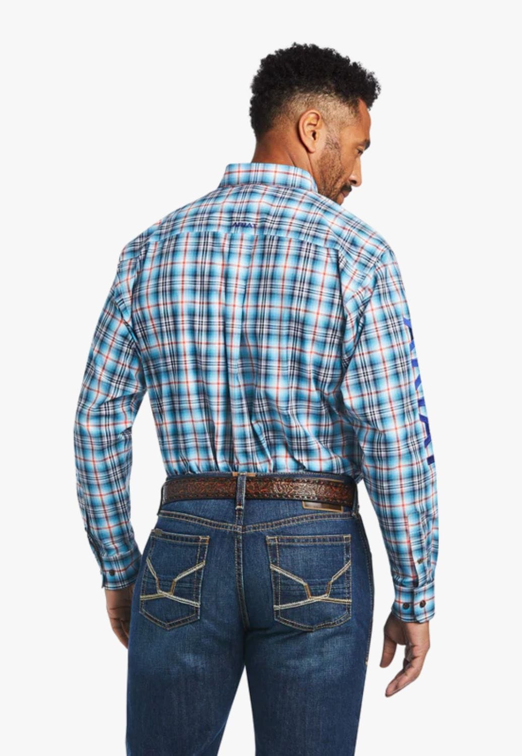 Ariat CLOTHING-Mens Long Sleeve Shirts Ariat Mens Pro Series Team Patten Classic Long Sleeve Shirt