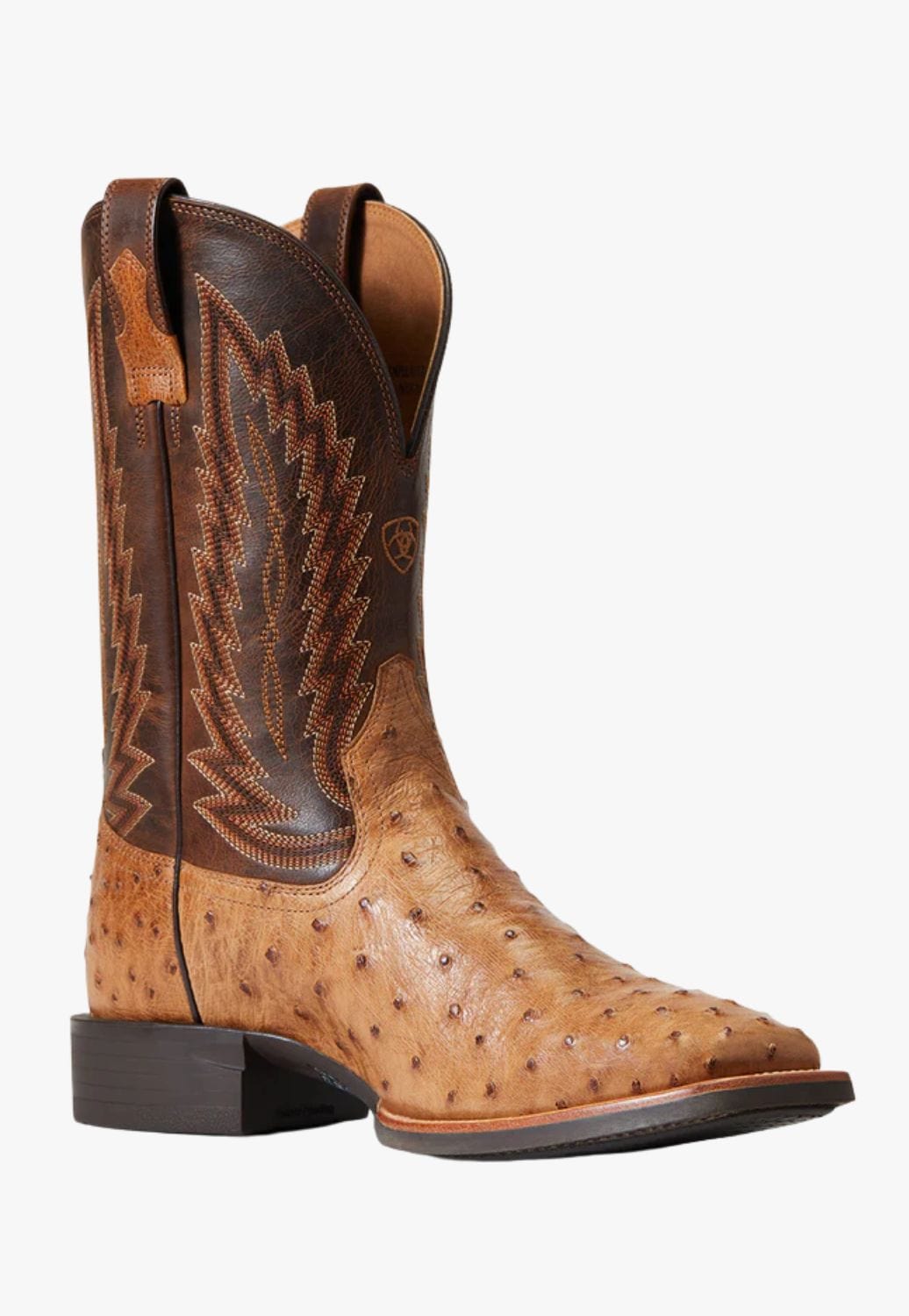 Ariat FOOTWEAR - Mens Western Boots Ariat Mens Quantum Primo Full Quill Ostrich Boots