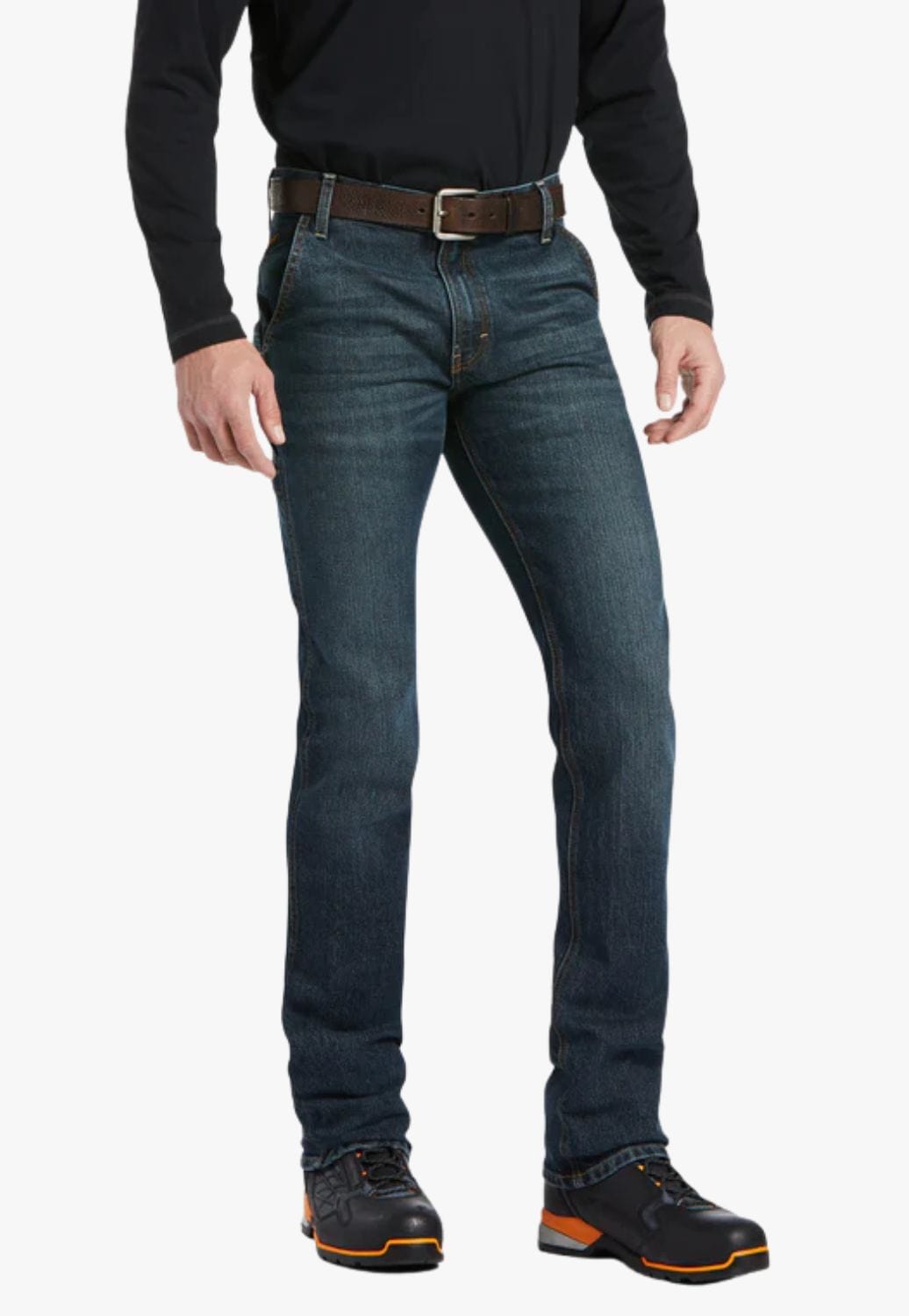 Ariat CLOTHING-Mens Jeans Ariat Mens Rebar M7 DuraStretch Slim StraightJean