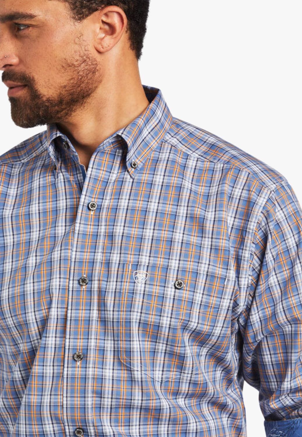 Ariat CLOTHING-Mens Long Sleeve Shirts Ariat Mens Relentless Agility Stretch Long Sleeve Shirt