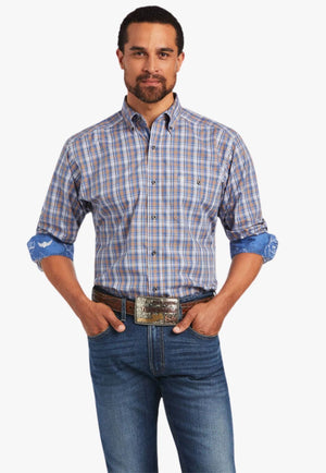Ariat CLOTHING-Mens Long Sleeve Shirts Ariat Mens Relentless Agility Stretch Long Sleeve Shirt