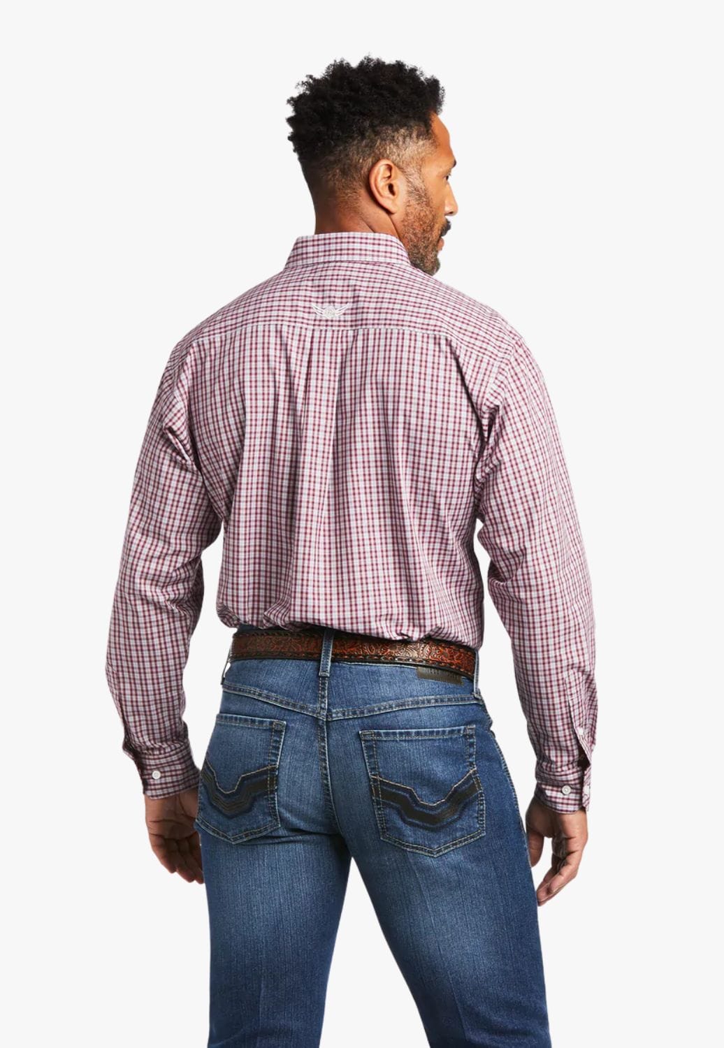 Ariat CLOTHING-Mens Long Sleeve Shirts Ariat Mens Relentless Forge Stretch Fit Long Sleeve Shirt