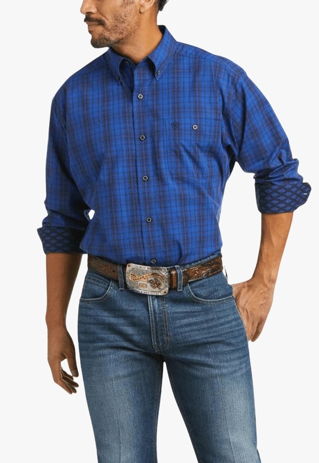 Ariat CLOTHING-Mens Long Sleeve Shirts Ariat Mens Relentless Long Sleeve Shirt