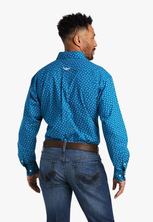 Ariat CLOTHING-Mens Long Sleeve Shirts Ariat Mens Relentless Warrior Stretch Long Sleeve Shirt