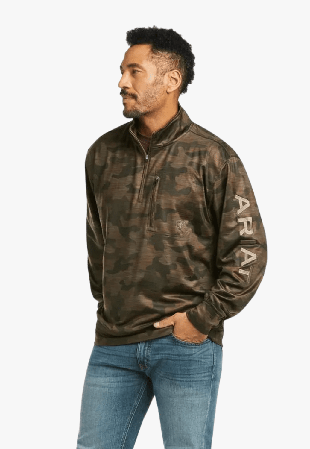 Ariat CLOTHING-Mens Pullovers Ariat Mens Team Logo Sweatshirt