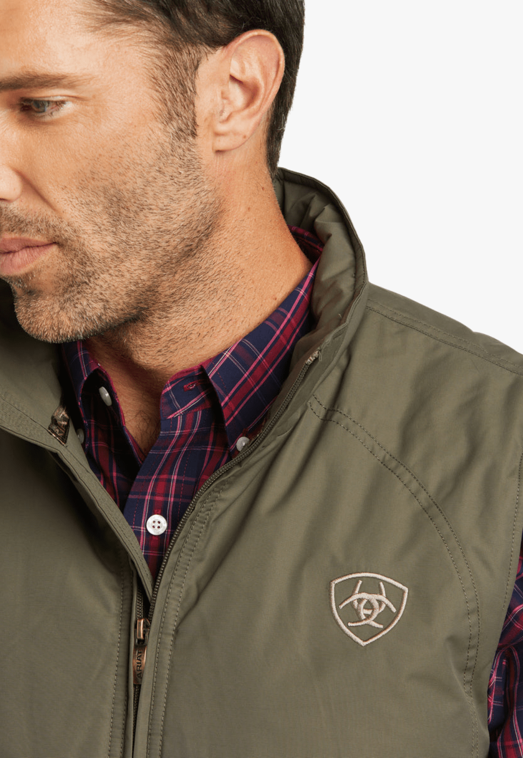 Ariat CLOTHING-Mens Vests Ariat Mens Team Logo Vest