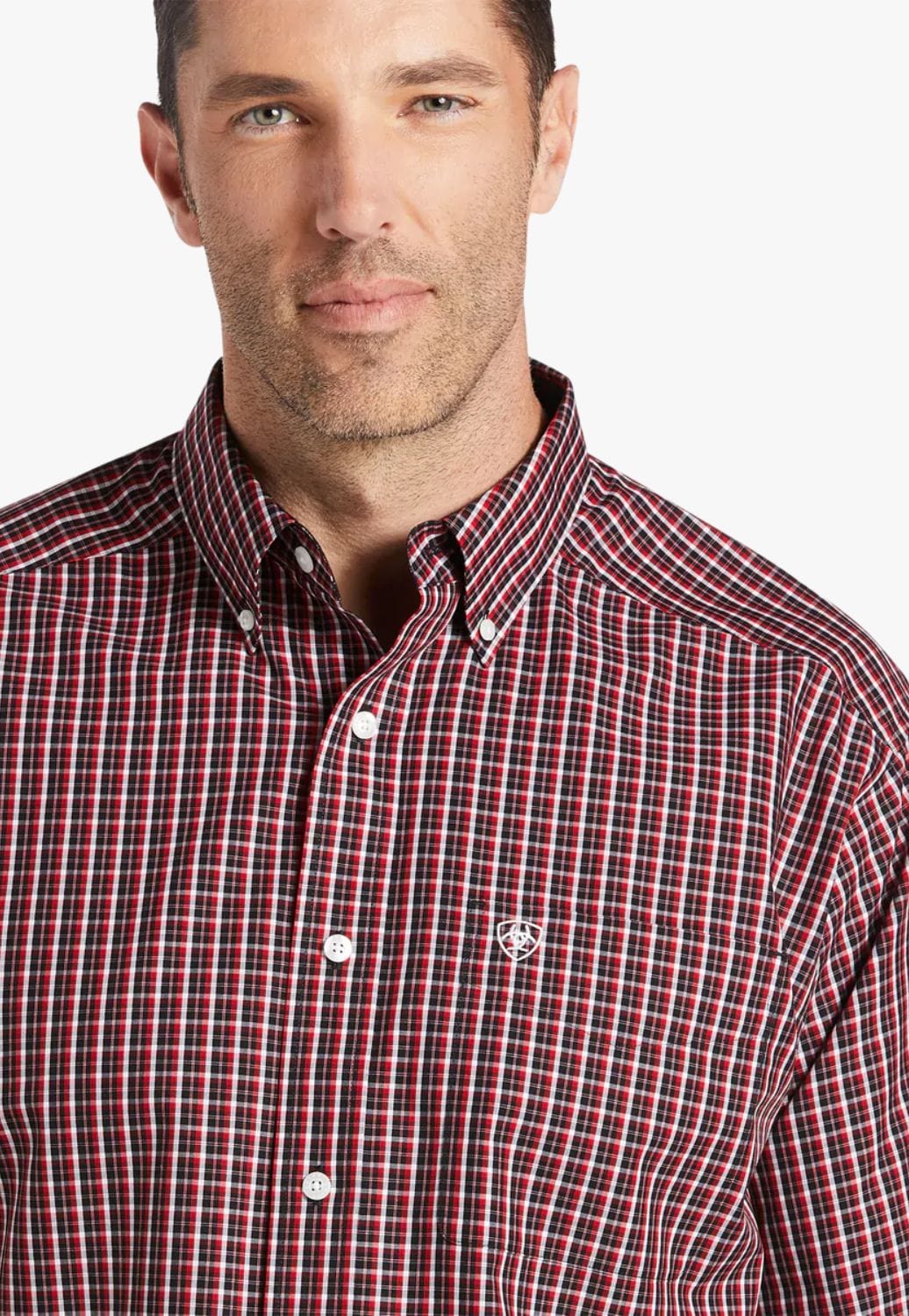 Ariat CLOTHING-Mens Long Sleeve Shirts Ariat Mens Wrinkle Free Arlo Classic Long Sleeve Shirt