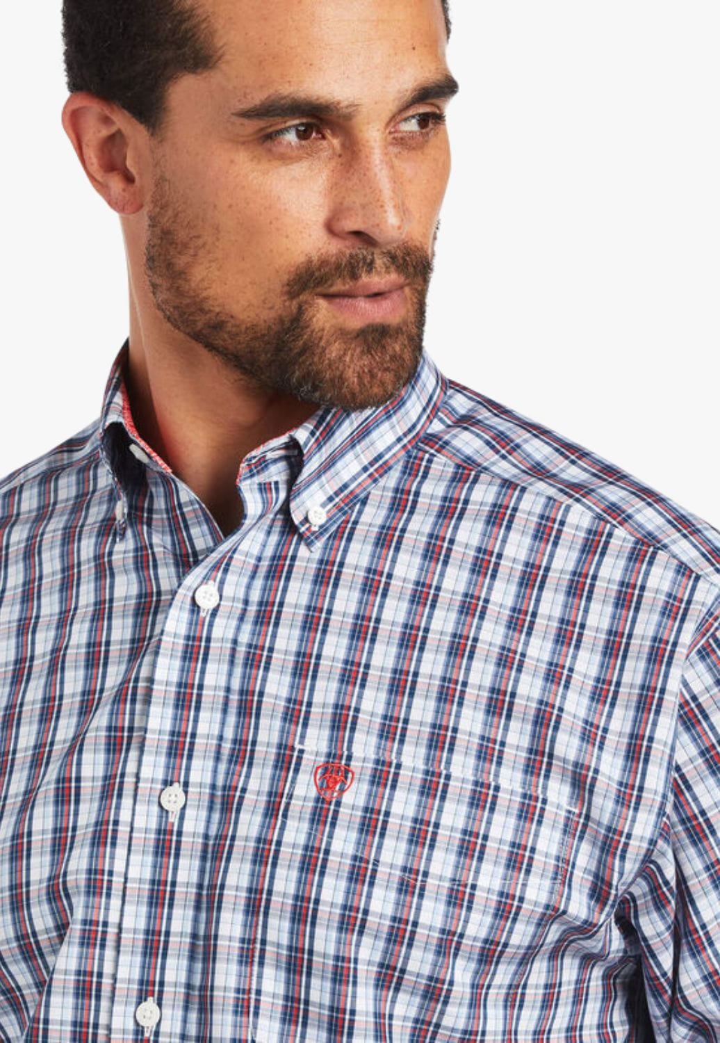 Ariat CLOTHING-Mens Long Sleeve Shirts Ariat Mens Wrinkle Free Nico Classic Long Sleeve Shirt